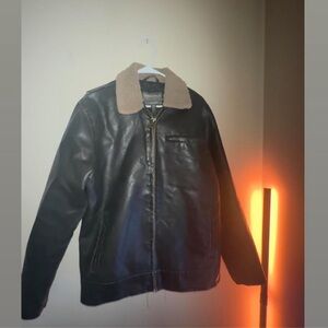 Aeropostale vintage leather jacket